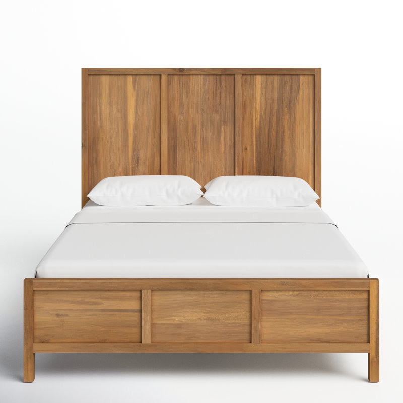 Elin Queen Platform Bed, Brown