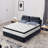 King Size 12 Inch Medium Plush Individual Pocket Spring Memory Foam Mattress-1153699230