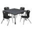 Ensemble de table de salle à manger et de chaises Kee-73412833-93832723-93832726
