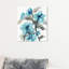 « turquoise florals » par oliver gal print-1790484339-1795902921