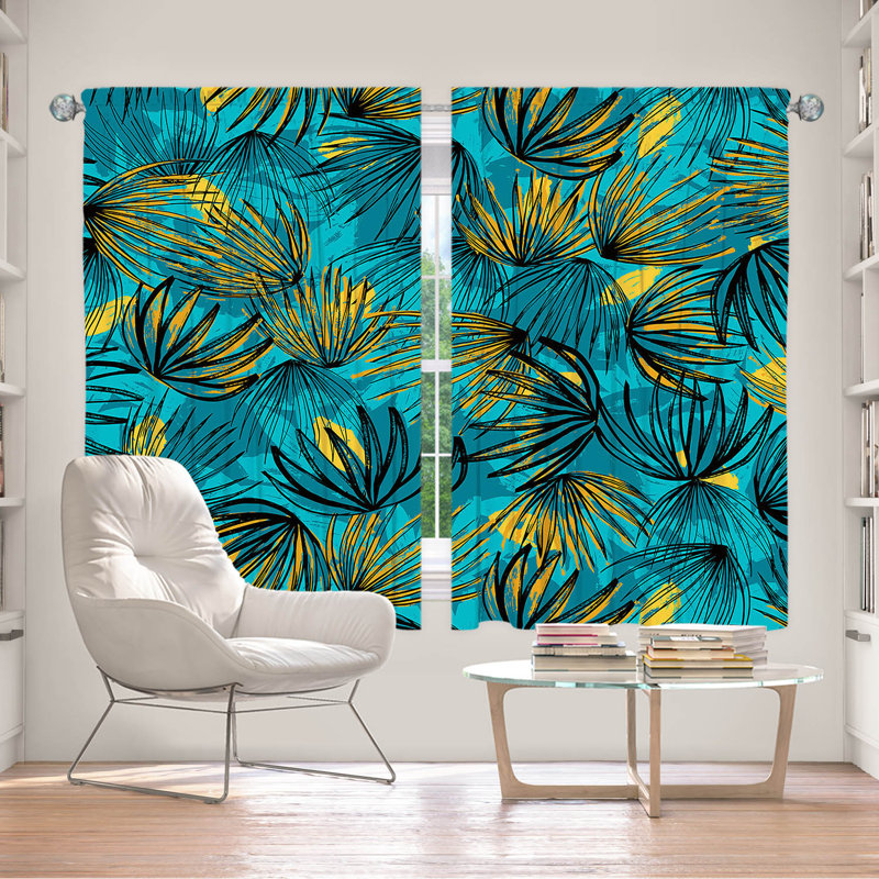 Paire de rideaux obscurcissant en polyester Donelle, L 56 po x L 78 po