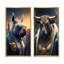 «Rhino Gangster In NYC», 2 pièces sur toile-530365636-530365626