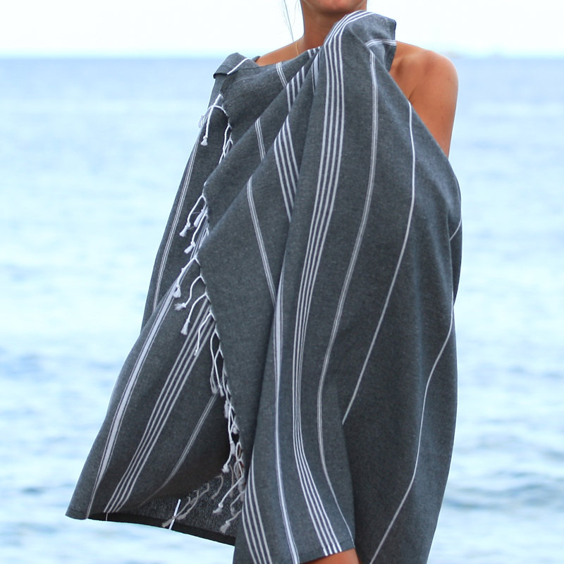 Serviette de plage Lina Peshtemal, Fumée