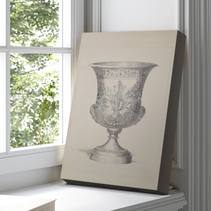 Toile tendue abstraite avec châssis Cxxxvi - prêt à être accroché, H 18 po x l 12 po