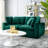 Commix 80" Velvet Square Arm Sofa-121624221