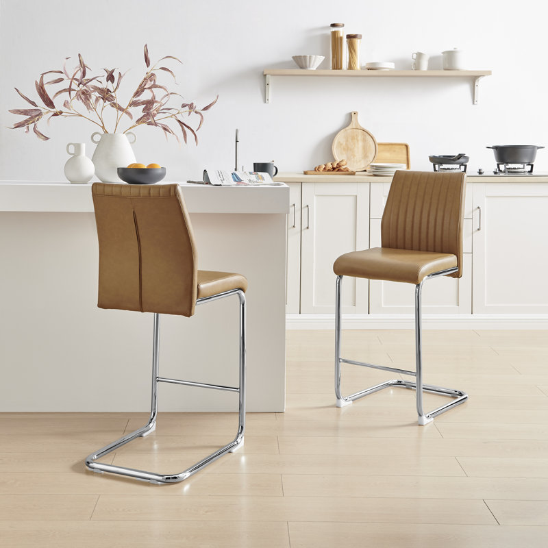 Chaises de bar Loren Luxury, Tanné