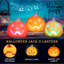 Ensemble de 3 citrouilles-lanternes lumineuses citrouille avec chapeau, décorations d'Halloween pour l'extérieur