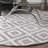 Kellee Hand Tufted Geometric Wool Gray Area Rug-1143629231