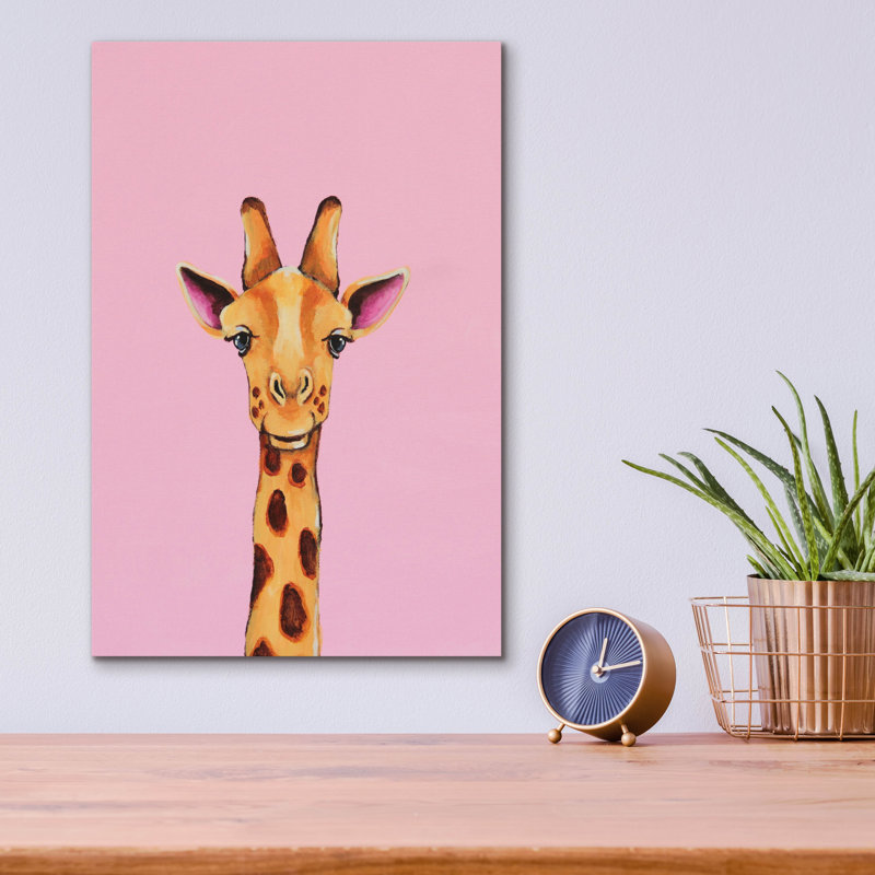 «Baby Giraffe» par Lucia Stewart, H 16 po x l 12 po