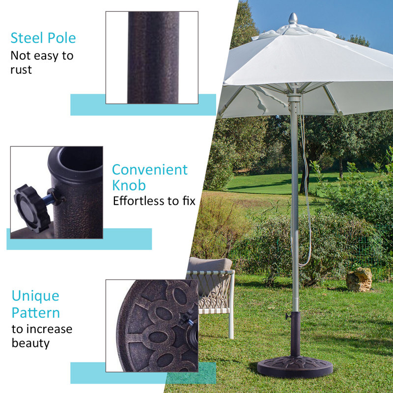 Agustina 13.5kg Free Standing Umbrella Base