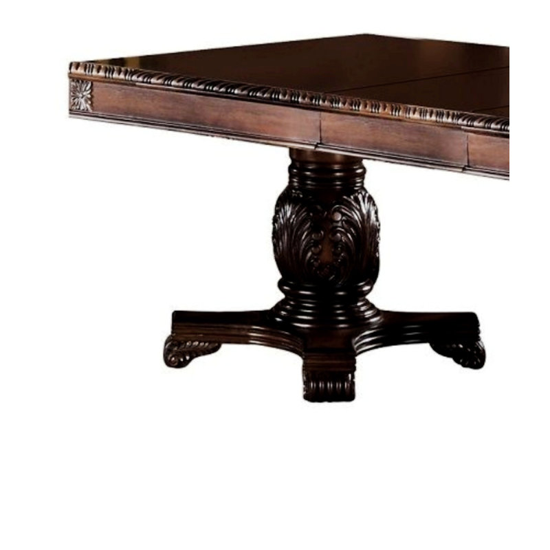 ACME Chateau De Ville Dining Table, Cherry, 31" H x 96" W x 96" D
