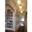 1 - Light Gold Modern Globe Glass Semi Flush Mount