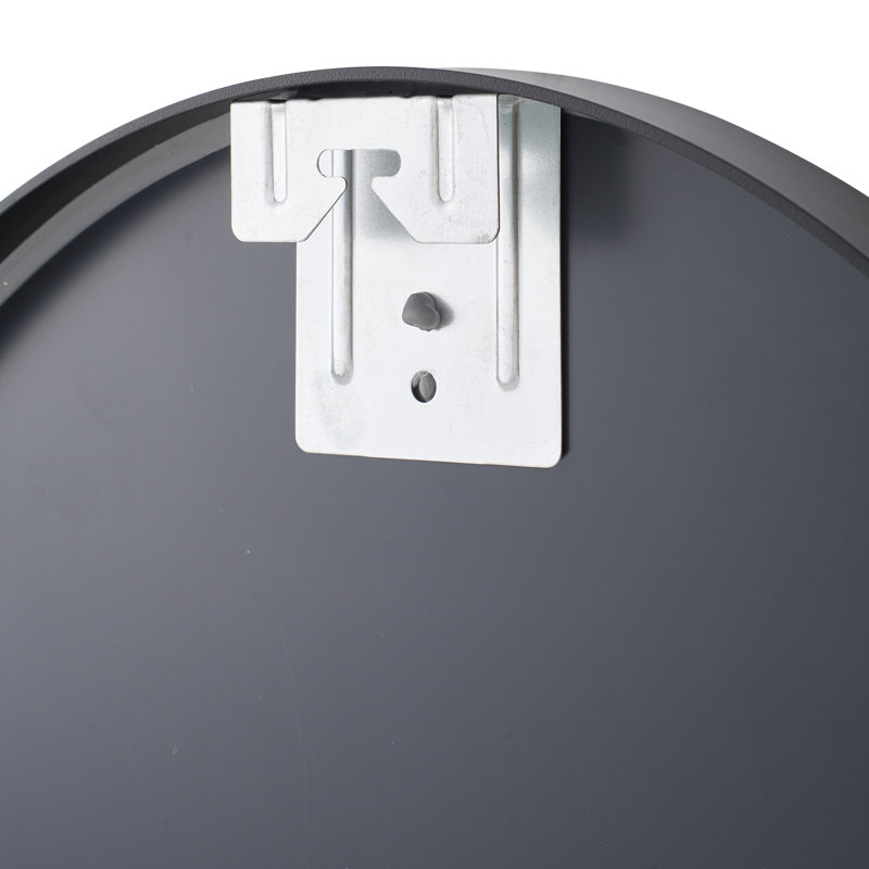 Round Wall Makeup / Shaving Mirror, 60cm H x 40cm W