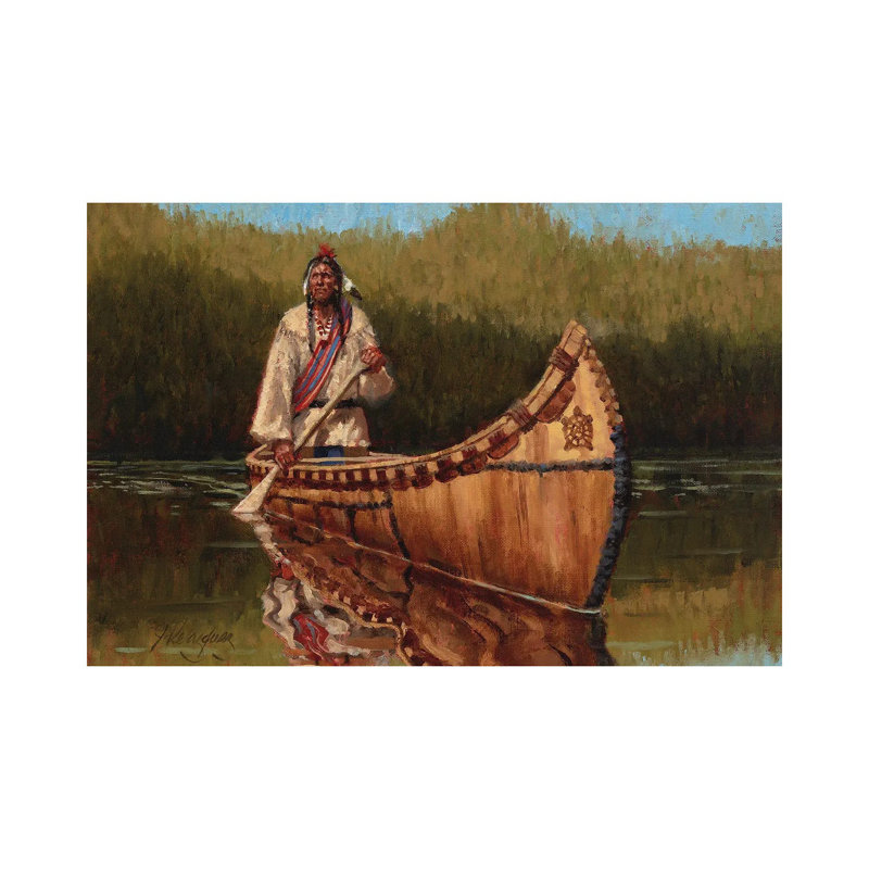 The Ojibwe by Joe Velazquez - Wrapped Canvas Print, 66.04 cm H x 45.72 cm W x 1.91 cm D