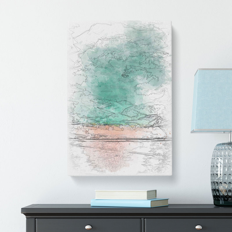 South Beach View In Miami Florida - Wrapped Canvas Print, 76cm H x 50cm W x 3cm D