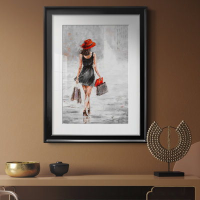City City I par Jolanta Kowalik - reproduction d'art sur papier encadrée