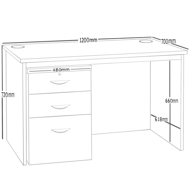 Haahris Writing Desk, Walnut