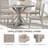 Clova Fabric Upholstered Side Chair Wood Leg Dining Chair-1570448579