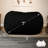 Big Joe Fuf Giant Foam Bean Bag Chair, Oversized Couch with Removable Cover for Kids, Teens, Adults, Jet Black Plush, Soft Polyester-69851980-77319909