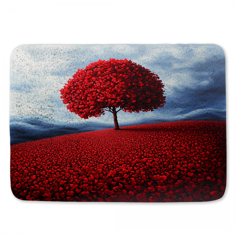 Tapis de bain arbre, L 0,5 po x l 24 po