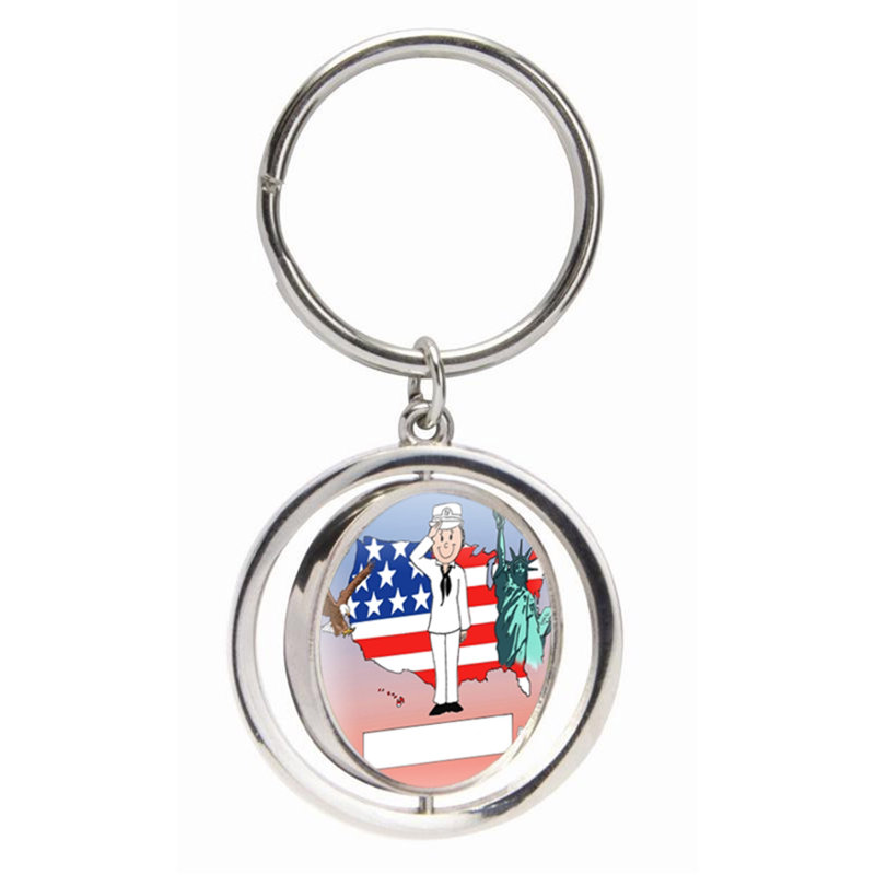 Porte-clés personnalisé US Navy, Yes