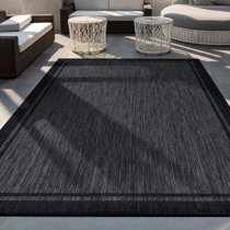 Ebern Designs Mullen Brown Indoor/Outdoor Area Rug, Size: 8' x 11