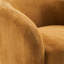 Chaises d'appoint pivotantes rembourrées Coheman, fauteuil demi-tonneau pivotant Boucle, fauteuils pour petits espaces-338633614