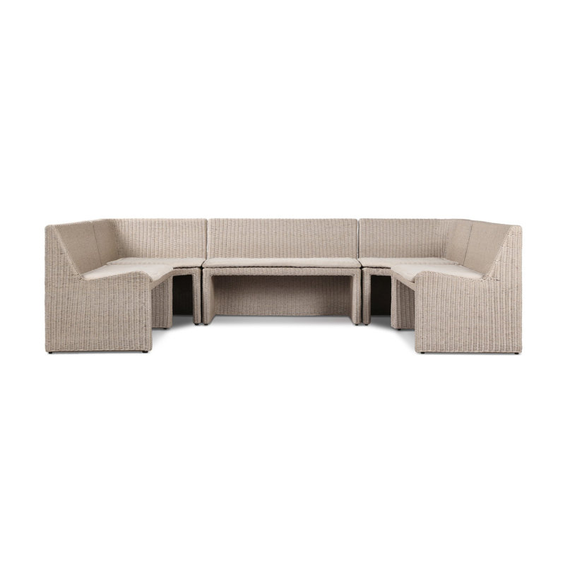 Senna Outdoor U-Shape Dining Banquette