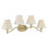 Rosa 2-Light Bathroom Vanity Light in Noble Brass by Breegan Jane