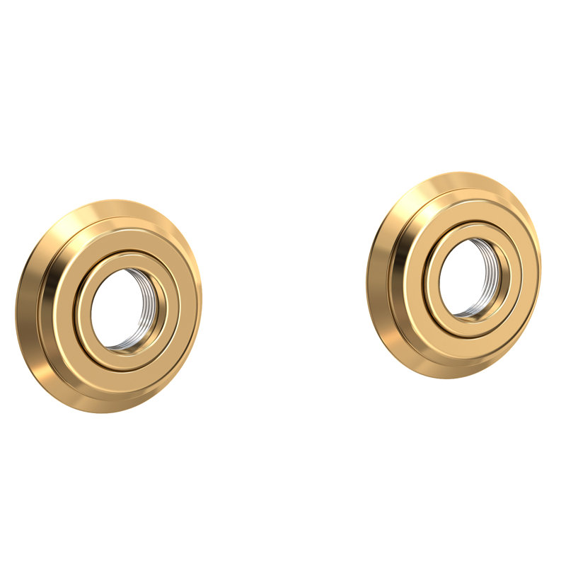 Aylesbury Grab Bar Tube with Decorative Rings, 21.15" W, Satin Bronze - PVD