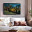 «Boston Skyline At Night Wall Art»-62272101