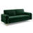 Bushong MINIMORE Modern Style 87.4'' Velvet Square Arms Sofa-677303581-677303583