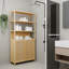 Armoire de salle de bain à double porte et grande capacité de 64 pouces de hauteur