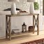 Plaisance Rustic Farmhouse Cottage Core Coffee Table Natural Tray Top Sofa Table for Family, Dinning