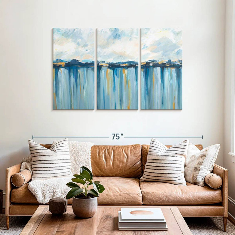 Avery Ocean Blues I, 36" H x 57" W