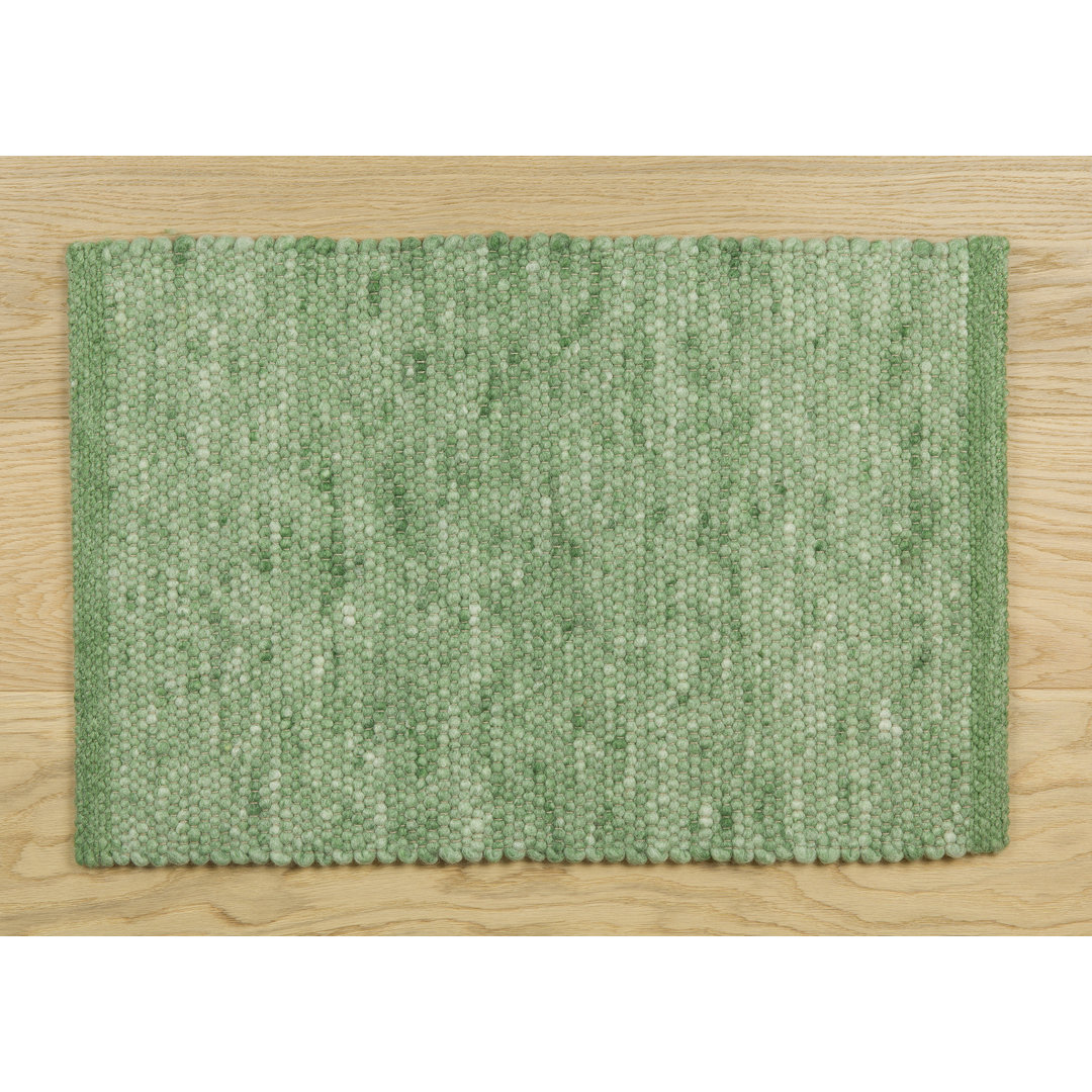 Solid Colour Wool Area Rug