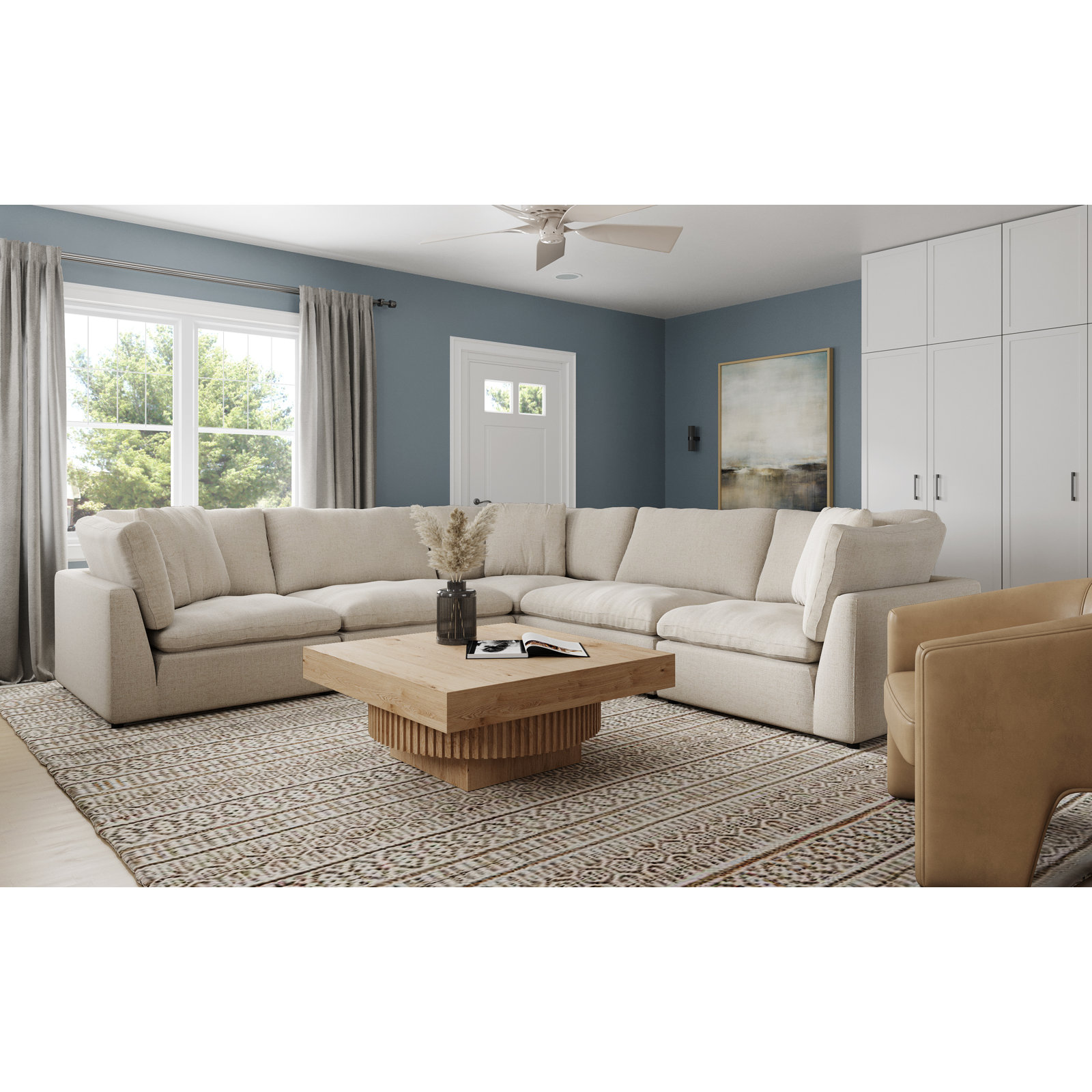 Eliana Modular Upholstered L-Sectional