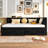 Full Size Daybed With Storage Drawers Upholstered Corner Bed With L Shaped Headboard Velvet Daybed Frame For Living Room Guest Room
