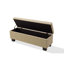 Banc de rangement en tissu