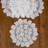 Wanamaker Polyester Floral Round Doily-1968035042