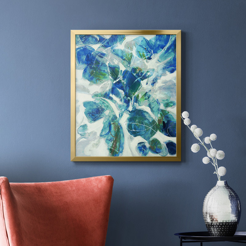 Toile encadrée de qualité supérieure Winding Road - prête à être accrochée, Or, H 20 po x l 16 po