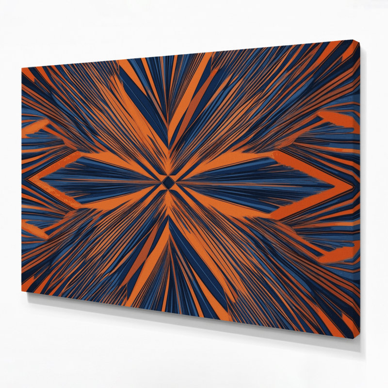 Art mural sur toile gris Op Art 56, 11" H x 14" W