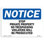 Stop Private Property No Trespassing Violators Sign