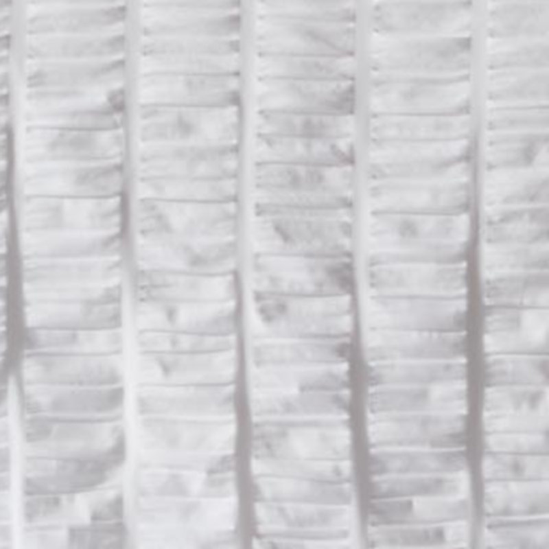 Ensemble de housse de couette en microfibre blanche 3 pièces Orleans, Couvre-lit double/grand et 2 taies décoratives st