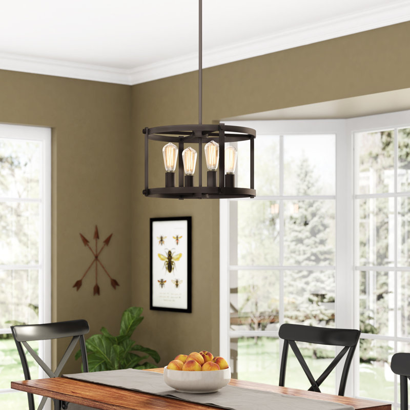 Lustre tambour 4 lumières Redner