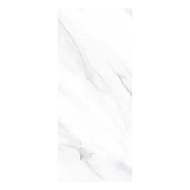 Blanco Macael Marble Effect Wall Panels, Matte, Brown/White/Gray