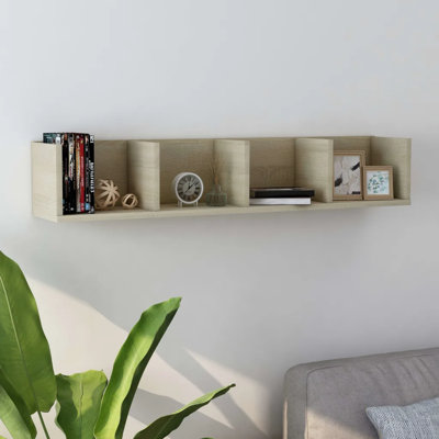 7.1cm H Wall Mounted Media Storage