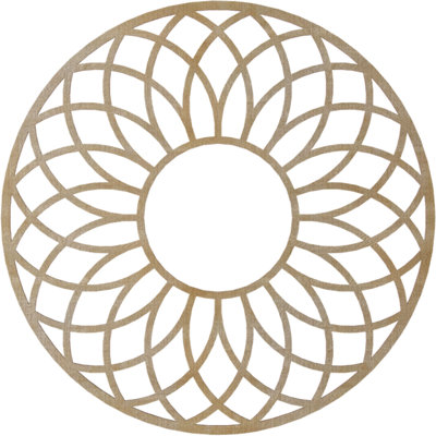 Médaillon de plafond en bois ajouré Cannes