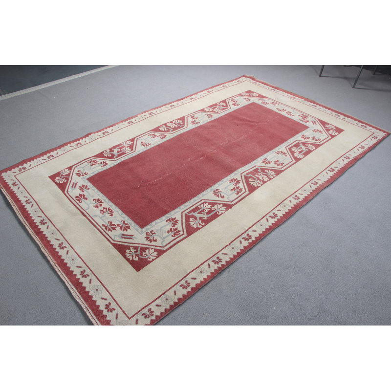 Grand tapis turc antique beige pour une touche rétro classique au décor de votre salon