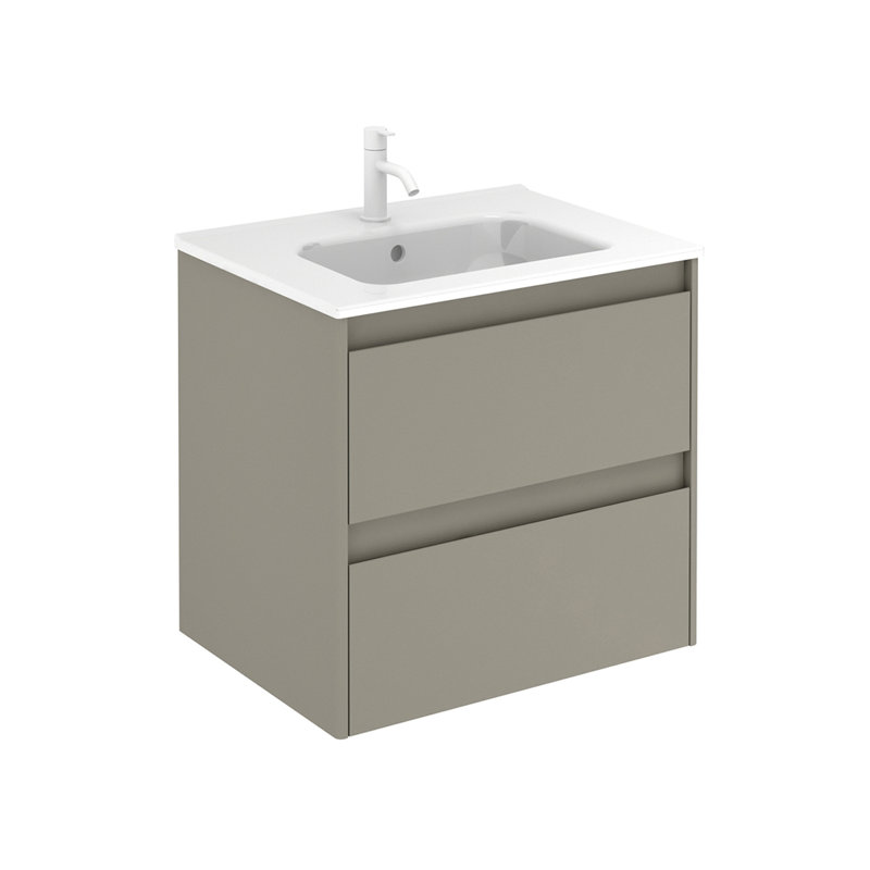 Ambra 23.8'' W Single Vanity, Matte Gray